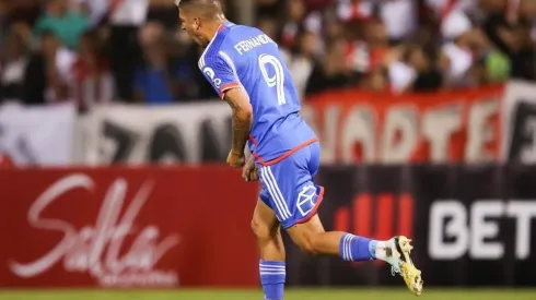 Leandro Fernández marcó un golazo de tiro libre ante River Plate