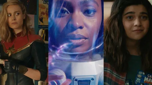 Las tres protagonistas de The Marvels.