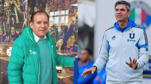 Vaccia le entrega la receta mágica a Mauricio Pellegrino.