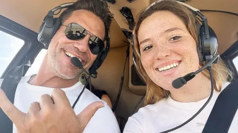 Cristián de la Fuente y Laura de la Fuente.