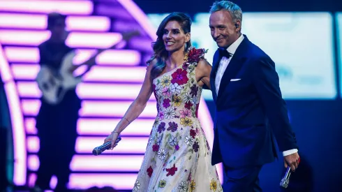 María Luisa Godoy y Martín Cárcamoa animaron el último Festival de Viña.