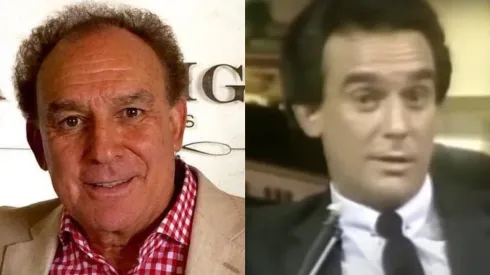 César Antonio Santis en la actualidad y en una de sus apariciones en el programa Hablemos de...