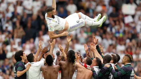 Emotiva jornada para Karim Benzema en el Santiago Bernabéu.
