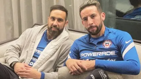 envió un saludo de cumpleaños a Mauricio Isla.