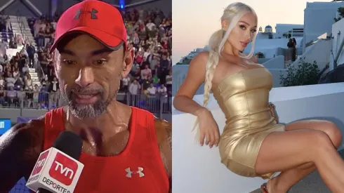 El Chino Ríos y Daniella Chávez.