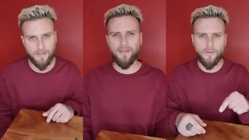 Jean Philippe Cretton en el video con su descargo.