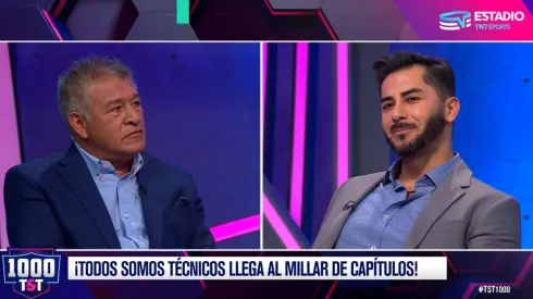 Claudio Borghi cuenta una historia con Johnny Herrera en el fútbol universitario. (Foto: TNT Sports)