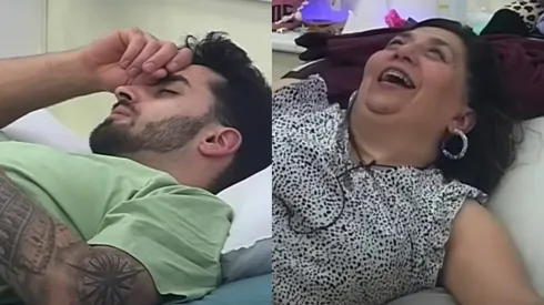 Jorge Aldoney pela a sus compañeros con Jennifer Galvarini, en Gran Hermano.