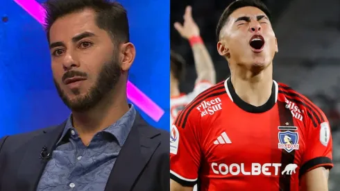 Jordhy Thompson recibe elogio de Jhonny Herrera (Foto: TNT Sports | Photosport)