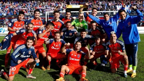 La U es pura alegría tras el triunfo ante Huachipato.