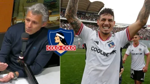 Waldemar Méndez en éxtasis por el gran rendimiento de Alan Saldivia en Colo Colo