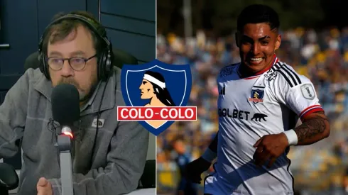 Danilo Díaz aconseja a Jordhy Thompson en Colo Colo