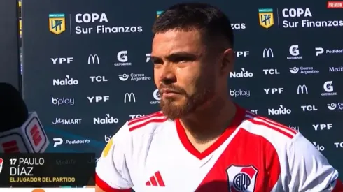 Paulo Díaz fue la gran figura en el triunfo de River ante Boca