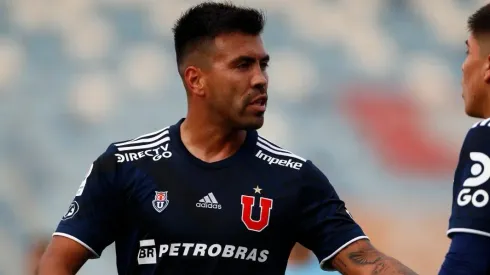 Espinoza asistió al Estadio Santa Laura a ver el compromiso de la U.