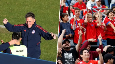 Berizzo celebró en la previa del duelo ante Brasil.
