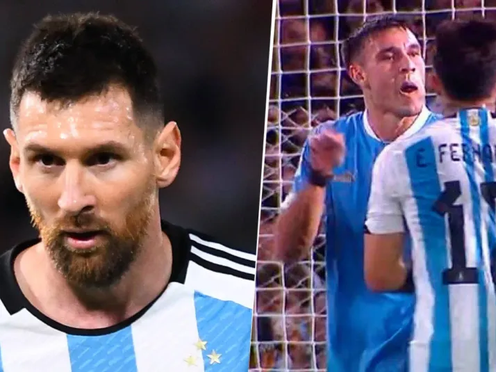 "Mamadera": Figura de Uruguay realizó gesto obsceno sobre Messi y De Paul (VIDEO)