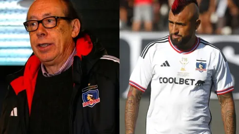 Alfredo Stohwing salió a responderle a Arturo Vidal. (Foto: Photosport)