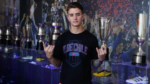 Franco Calderón habló en su arribo a la U. de Chile