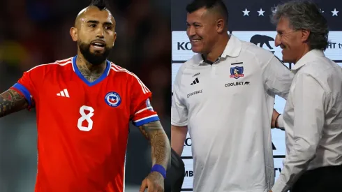 Arturo Vidal, Jorge Almirón y Daniel Morón estuvieron en Juan Pinto Durán.