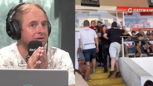 Repudio total generó un acto de violencia en el Estadio Monumental.