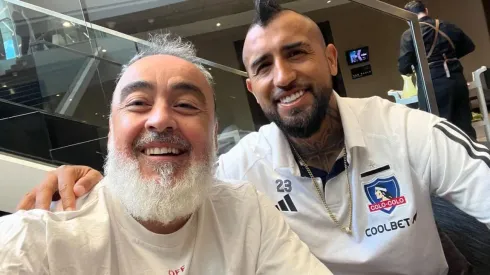 Juan Ramírez le entrega su respaldo a Arturo Vidal. (Foto: juanrd1ez, Instagram)
