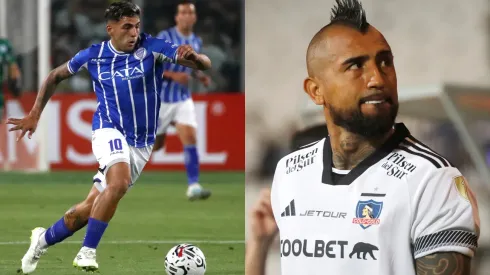 Hernán López tiene la camiseta de Arturo Vidal. (Foto: Photosport)