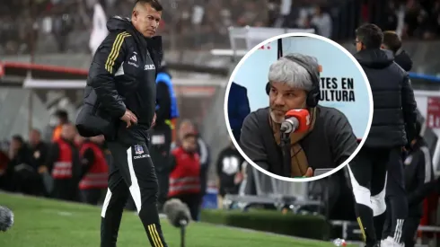 Juan Cristóbal Guarello ve complicado el crédito de Jorge Almirón en Colo Colo en caso de una derrota ante la UC. (Foto: Photosport | Agricultura)