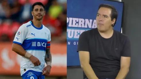 Caamaño no tuvo piedad con el goleador de Universidad Católica.