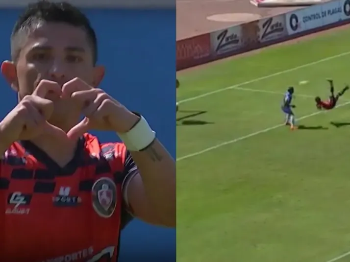 VIDEO: ¿Premio Puskas? Felipe Flores marca un golazo de chilena en la Primera B