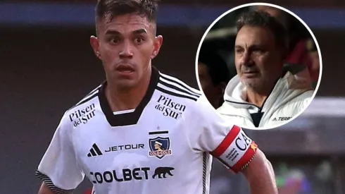 Marcelo Barticciotto aconseja a Vicente Pizarro en Colo Colo. (Foto: Photosport)