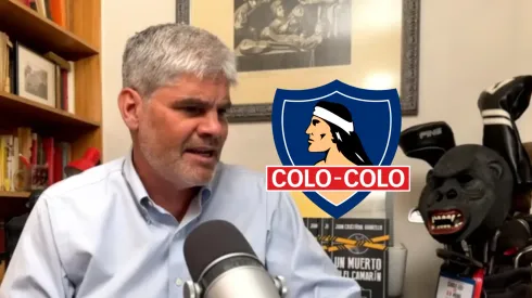 Guarello duro con jugador de Colo Colo.