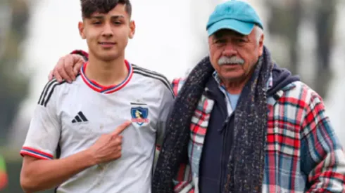 Franco Garrido, promesa de Colo Colo nieto de Carlos Caszely<br />
Andres Pina/Photosport