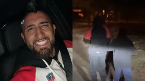 Arturo Vidal entrena en el día del padre. (Foto: kingarturo23oficial)