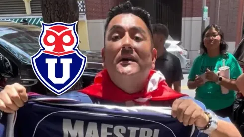 Peruano se reconoce hincha de la U: "Soy azul de pendejo"
