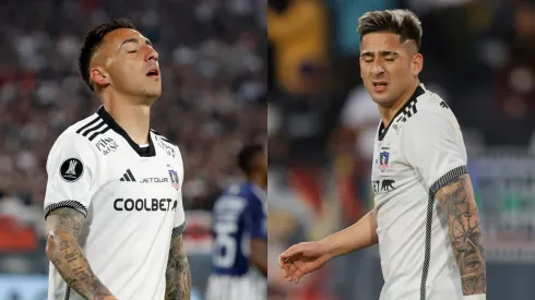 Javier Correa y Guillermo Paiva se disputan la titularidad en Colo Colo. (Foto: Photosport)