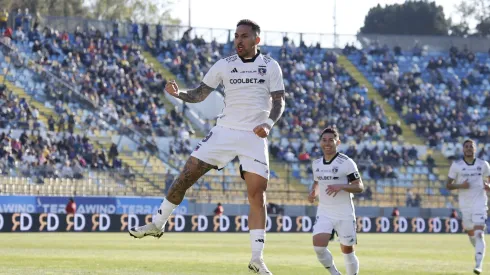 Javier Correa le dio el triunfo a Colo Colo sobre Everton. (Foto: Raúl Zamora/Photosport)