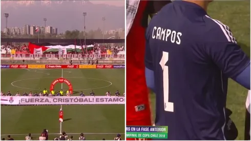 El emotivo gesto de Universidad de Chile y Palestino con Cristóbal Campos