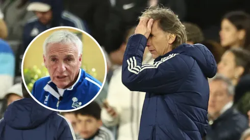 Miguel Ángel Neira le da con todo a Ricardo Gareca. (Foto: Photosport)