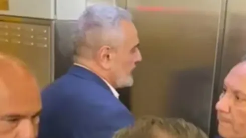 Milad se dignó a solo dar escuetas palabras tras su salida del Coloso de Ñuñoa.