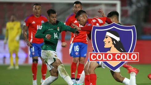Futbol, Chile vs Bolivia.<br />
Primera rueda, clasificatorias al Mundial 2026.<br />
El jugador de la seleccion chilena Vicente Pizarro, derecha, disputa el balon con Robson Matheus de Bolivia durante el partido de la primera rueda de las eliminatorias al mundial de 2026 en el estadio Nacional de Santiago, Chile.<br />
10/09/2024<br />
Jonnathan Oyarzun/Photosport
Football, Chile vs Bolivia.<br />
World Cup 2026 qualifiers.<br />
Chile's player Vicente Pizarro, right, vies for the ball against Robson Matheus of Bolivia during a 2026 World Cup qualifier match at the National stadium in Santiago, Chile.<br />
10/09/2024<br />
Jonnathan Oyarzun/Photosport