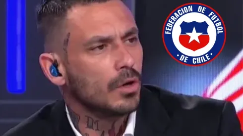 Mauricio Pinilla se encomendó a esta figura de La Roja ante Brasil.