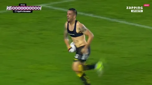 Octavio Rivero fue figura en triunfo de Barcelona ante Manta. (Foto: Zapping Sports)