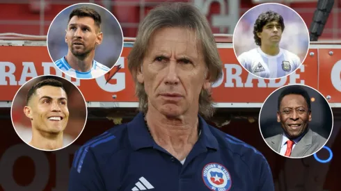 Ricardo Gareca y el mejor jugador de la historia.