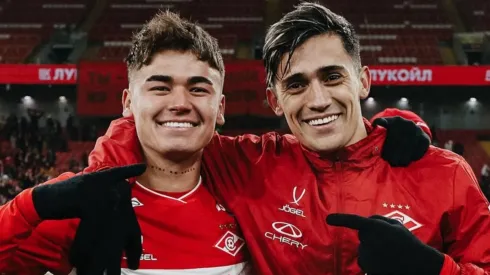 Pablo Solari y su primer gol oficial en el fútbol ruso