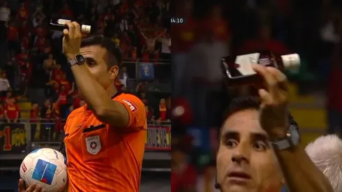 ¡Una botella de whisky lanzaron en La Florida! (Captura TNT Sports).