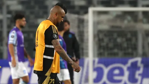 Arturo Vidal fue titular en el empate 1-1 de Colo Colo ante Racing. (Foto: Photosport)