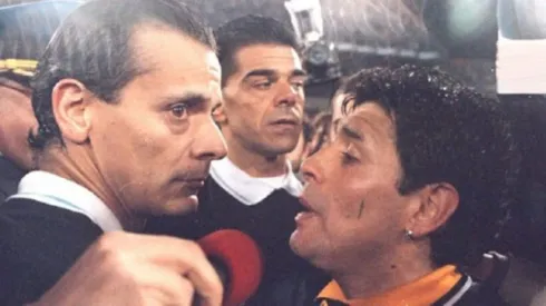 Las dos razones de Javier Castrilli para expulsar a Diego Maradona.