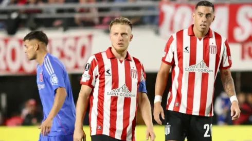 La formación de Estudiantes de La Plata para visitar a Universidad de Chile por Copa Libertadores.