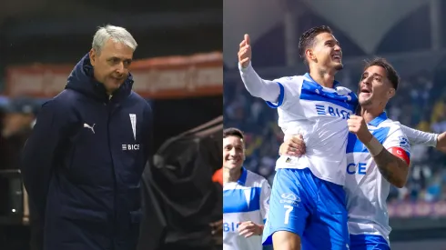 Tiago Nunes defiende a Jader Gentil. (Foto: Photosport)