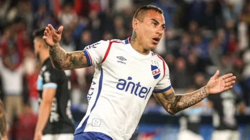 Eduardo Vargas le dijo adiós a sus compañeros en Nacional de Montevideo.